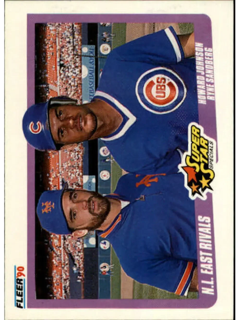 1990 Howard Johnson / Ryne Sandberg Fleer Baseball Card #639